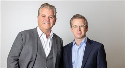 John Parkhouse (l.) mit François Mousel
