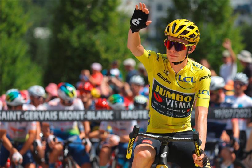 Jonas Vingegaard steht bei der Tour de France kurz vor dem Gesamtsieg 
