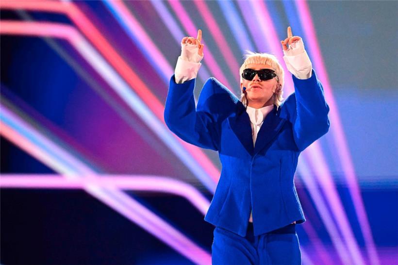 Joost Klein bei einer der Proben während des Eurovision Song Contest 2024
