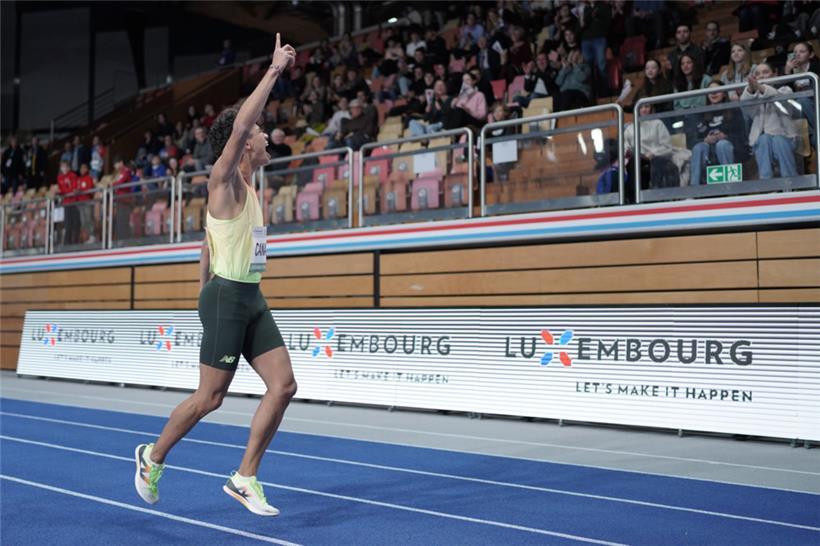 Josue Canales lief über 800 m die elftschnellste Zeit aller Zeiten
