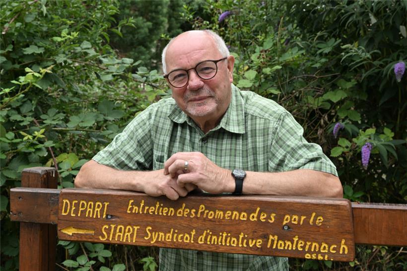 Josy Fisch am Start des Weges: Dass es die Traumschleife in Manternach gibt, ist ihm zu verdanken
