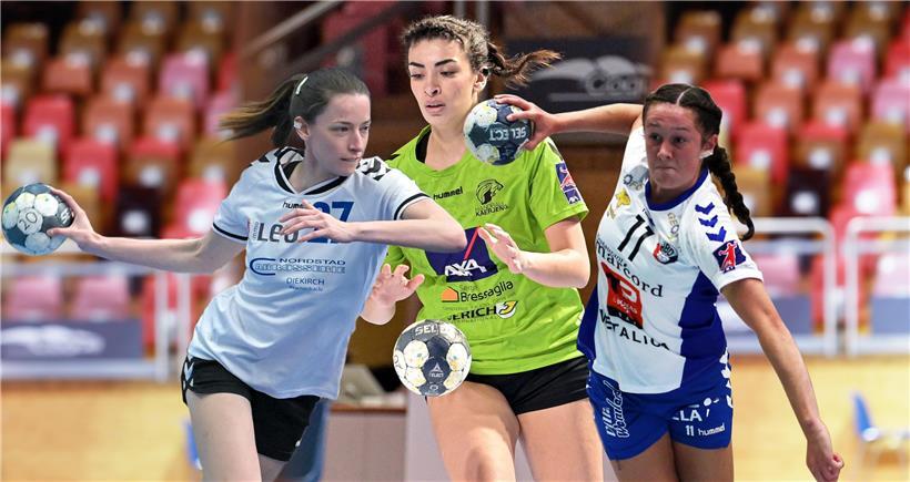 Joy Wersant und Diekirch werden von Käerjeng um Chloé Sakhri und dem HBD um Charlotte Bottoli herausgefordert
