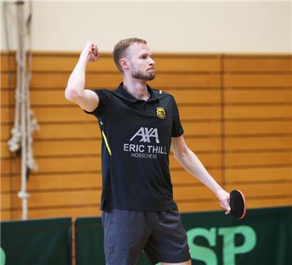 Jubel beim Titelverteidiger: Trotz eines 5:5-Remis gegen Reckingen stehen Gleb Shamruk und Hostert/Folschette im Finale
