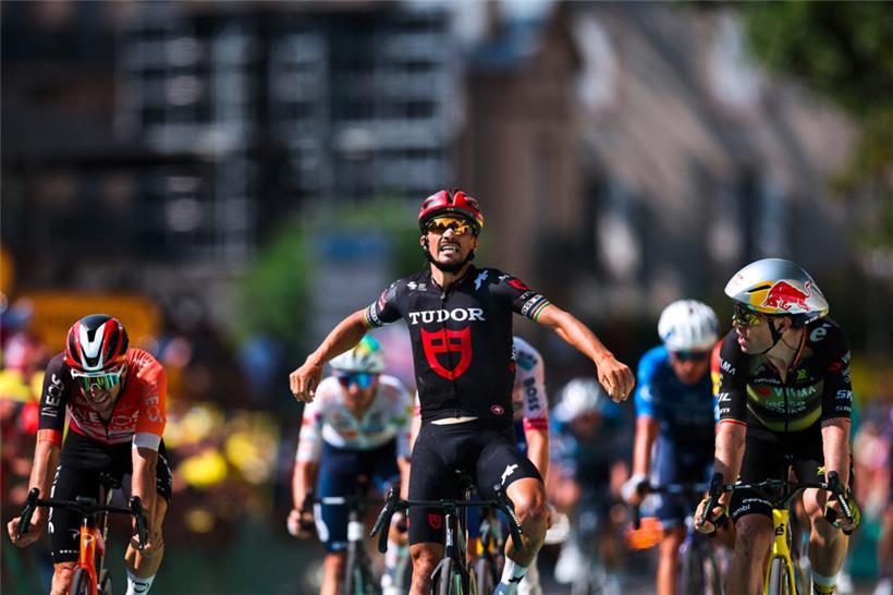 Jubelte über … Platz drei: Julian Alaphilippe
