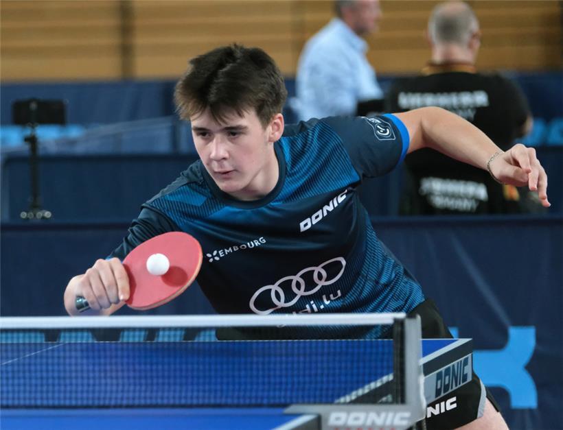 Jugendnationalspieler Aaron Sahr steht in dieser Saison in der Meisterschaft für Howald an der Platte
