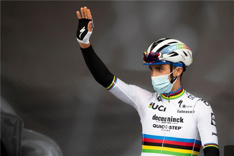 Julian Alaphilippe ist in einer herausragenden Form und will dies morgen erneut unter Beweis stellen 

