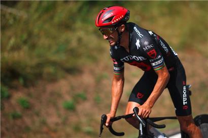 Julian Alaphilippe siegte am Freitag in Québec
