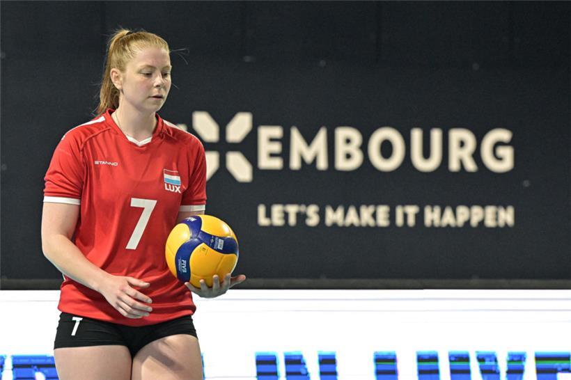 Julie Teso hatte trotz einer Niederlage die Ehre, zur besten Spielerin des Spiels gewählt zu werden
