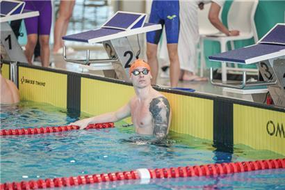 Julien Henx verpasste über 50 Meter Delfin das Halbfinale 
