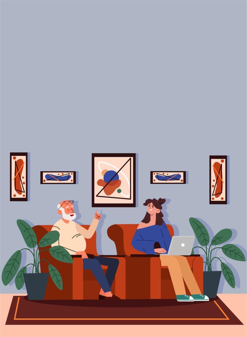 Junge Studenten und ältere Semester leben miteinander und profitieren davon, das ist die Idee von „WeConnect“
