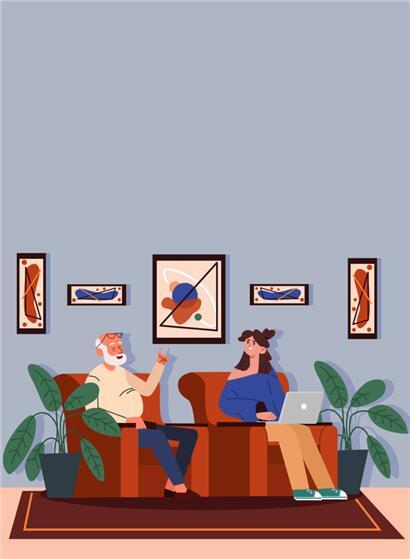 Junge Studenten und ältere Semester leben miteinander und profitieren davon, das ist die Idee von „WeConnect“
