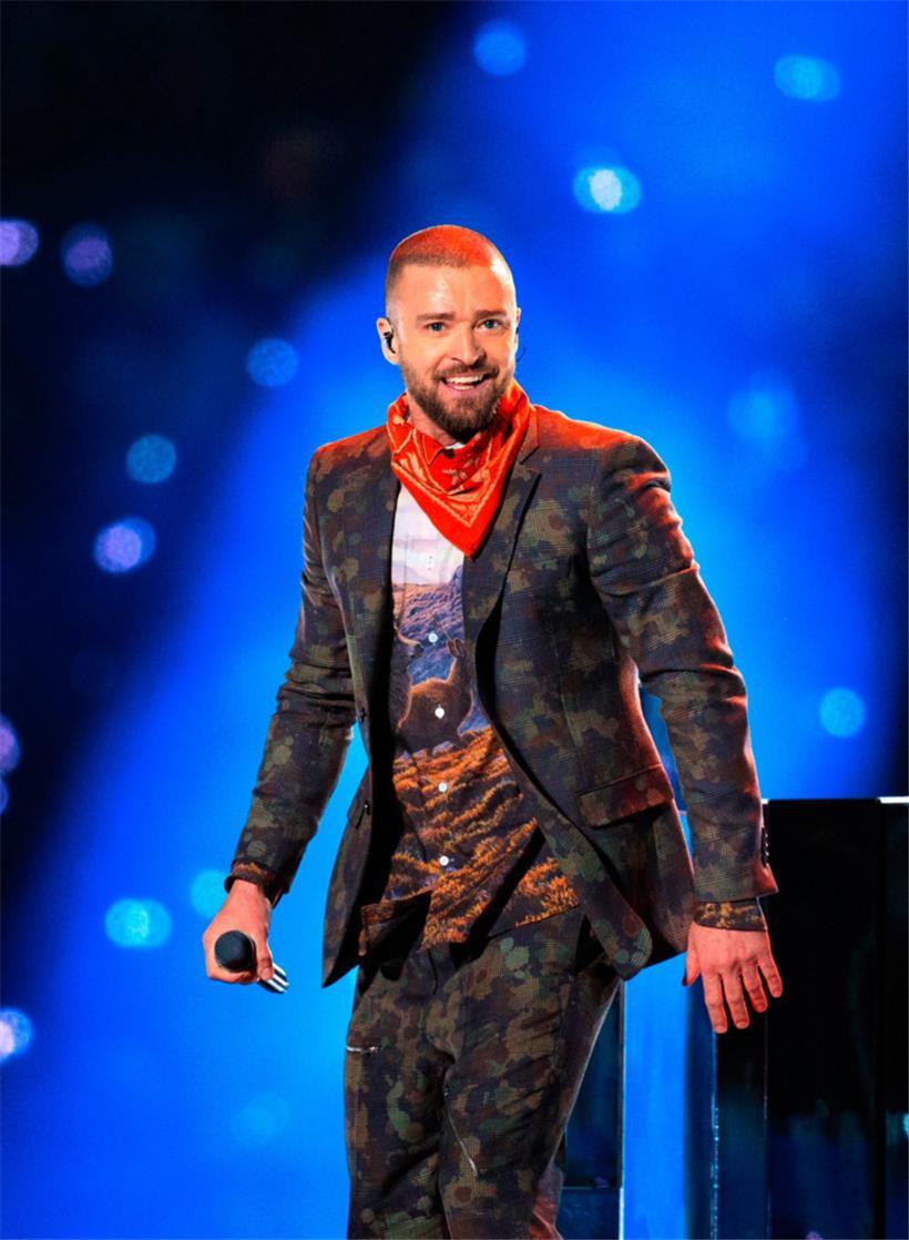 Justin Timberlake beim Super Bowl
