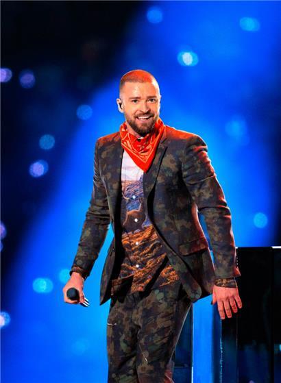 Justin Timberlake beim Super Bowl
