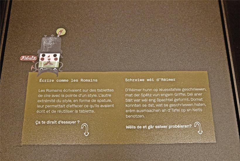 Kabutz führt als Maskottchen durch das neue Museum
