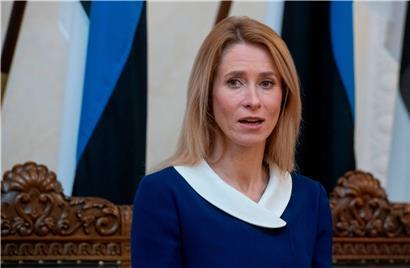 Kaja Kallas, 43 Jahre alte Chefin der wirtschaftsliberalen Reformpartei, ist jetzt Ministerpräsidentin
