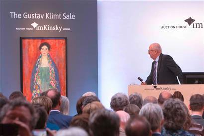 Kam am Mittwoch unter den Hammer: „Bildnis Fräulein Lieser“ von Gustav Klimt
