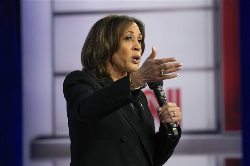 Kamala Harris bei der Town-Hall-Veranstaltung am 23. Oktober
