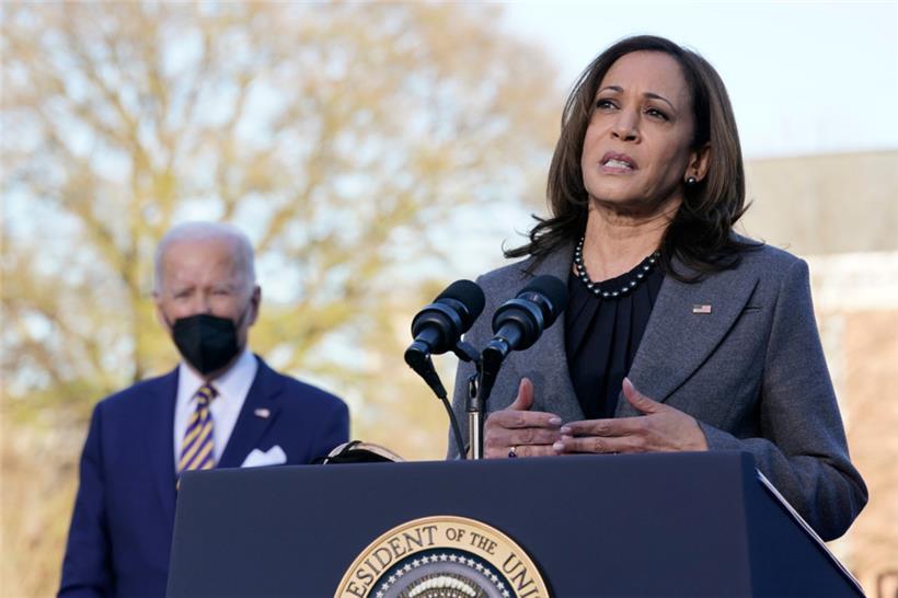 Kamala Harris neben Joe Biden: Die Demokraten wollen eine bislang blockierte Reform des Wahlrechts durchsetzen
