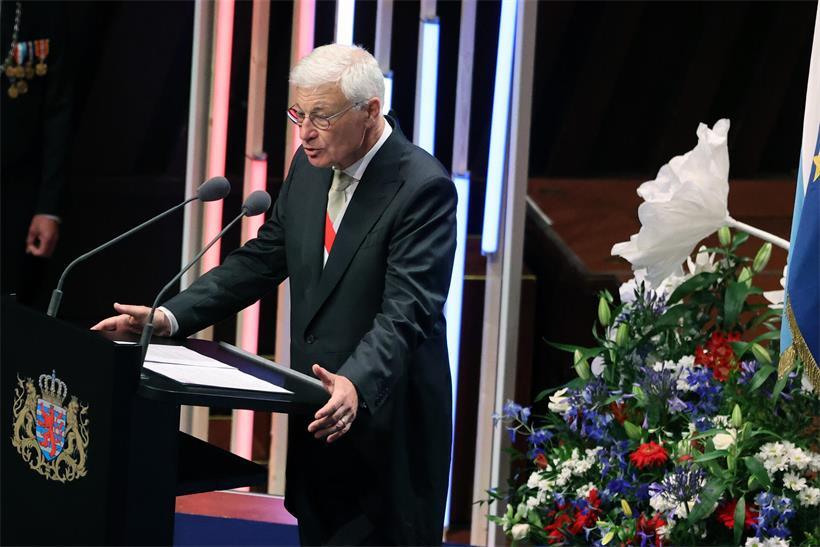 „Wie ein erster Geburtstag“ – Großherzog Guillaume hält Philharmonie-Rede Kammerpräsident Claude Wiseler spricht über aktuelle Herausforderungen in Luxemburg im politischen Kontext