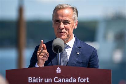 Kanadas Premier Mark Carney versucht, wegen des unberechenbaren Nachbarn eine zuverlässigere Allianz mit den Europäern zu schmieden