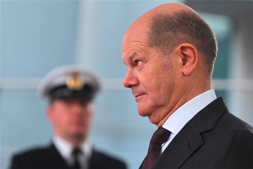 Kanzler Olaf Scholz will seinen Amtsbonus nicht aus der Hand geben
