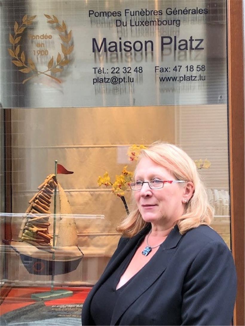 Karin Thill-Schaaf war eine der ersten Frauen in Luxemburg, die als Bestatterin fest angestellt wurde
