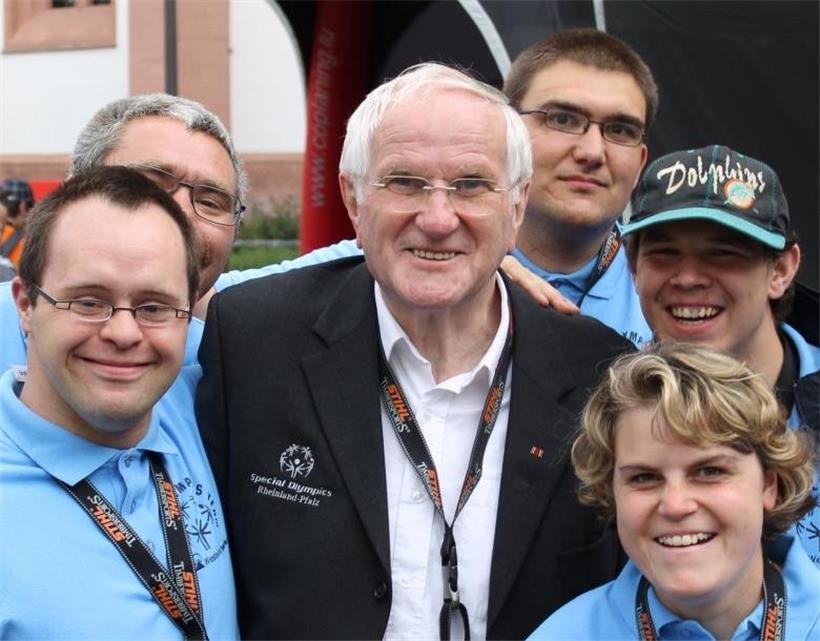 Karl-Heinz Thommes, Gründer von Special Olympics Rheinland-Pfalz, hat sich lange für Parasportler eingesetzt 
