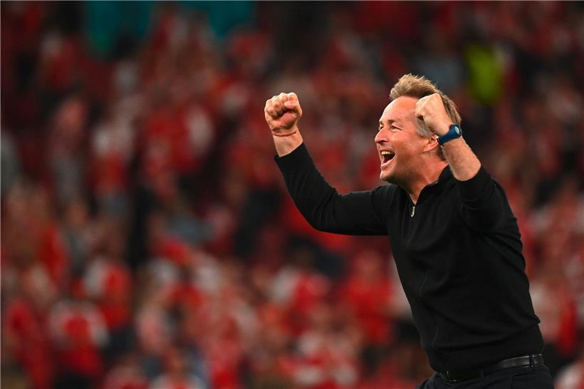 Kasper Hjulmand begeistert derzeit die Fußballwelt – nicht nur in seiner Heimat
