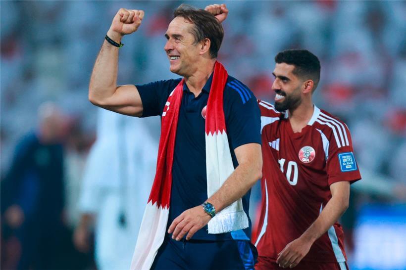 Katars Trainer Julen Lopetegui gewann u.a. mit dem FC Sevilla 2020 die Europa League
