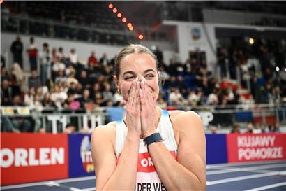 Patrizia Van der Weken sprintet schnell, europäische Leichtathletik, Allzeit-Ranking Platz acht, Spitzenläuferin Europa