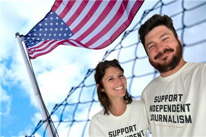 Kayla und Micah Green spüren in ihrer täglichen Arbeit, wie sehr die Pressefreiheit unter Druck steht
