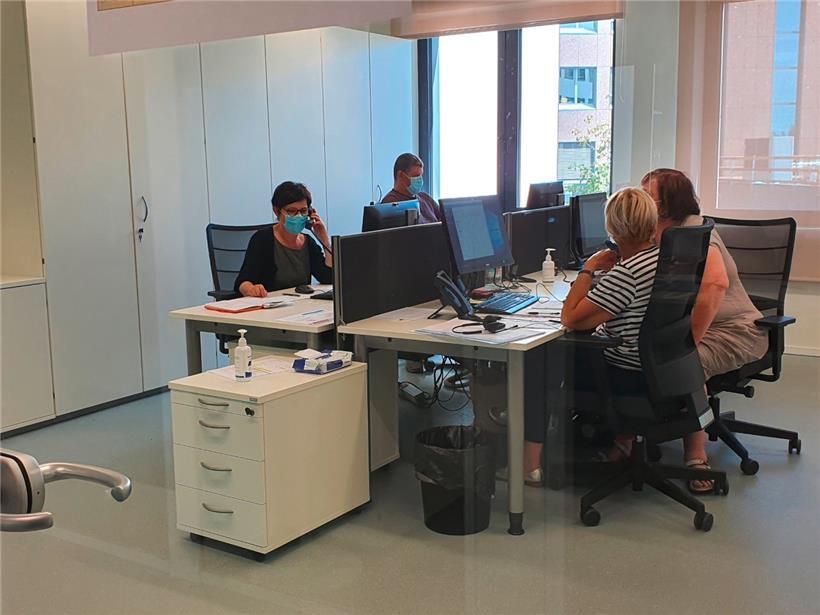 Kein Bürojob wie jeder andere: Das „Contact Tracing“-Team im Einsatz (Archivbild)
