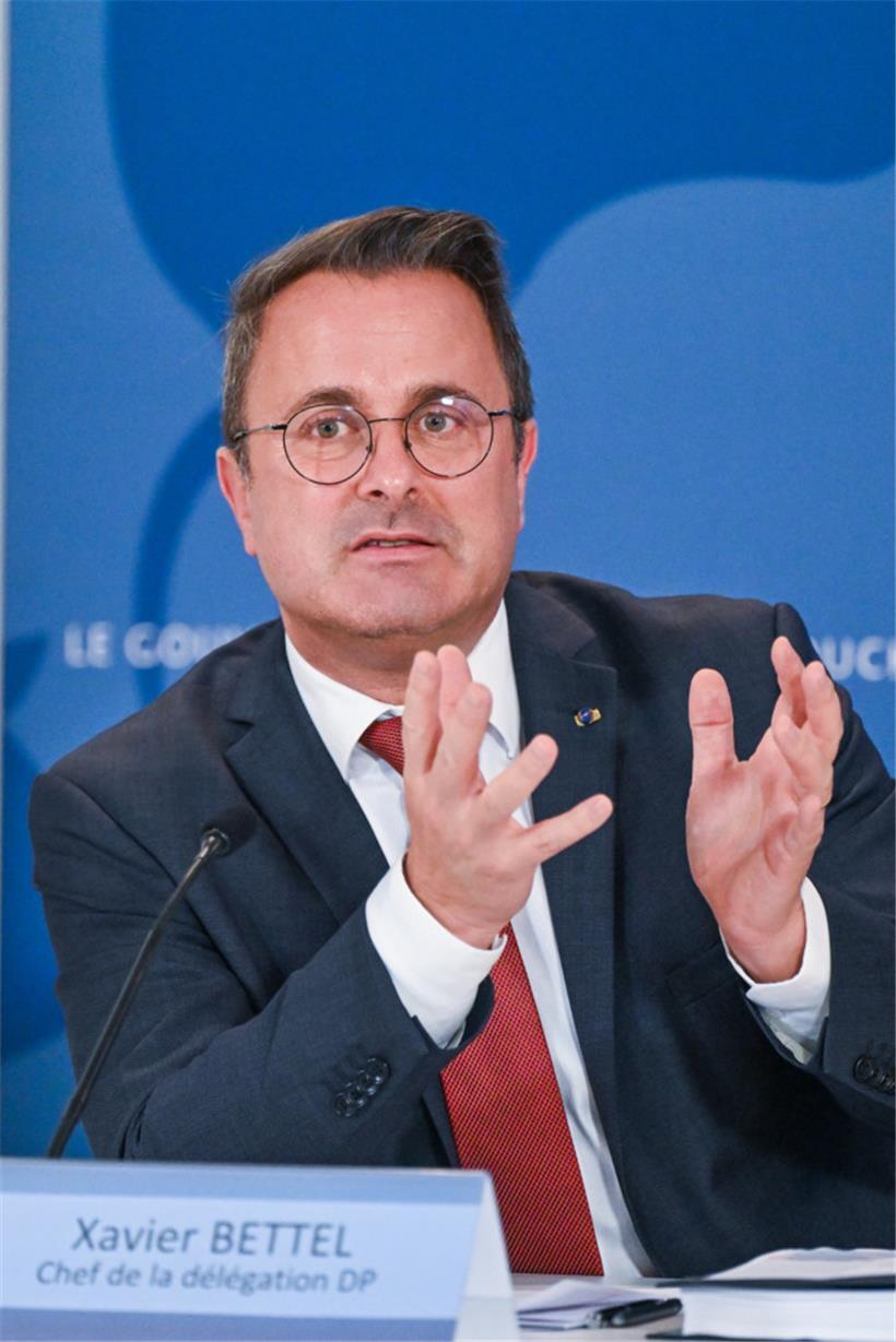 Kein DP- oder CSV-Programm, sondern ein gemeinsames Projekt: Xavier Bettel über ...