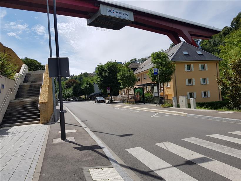 Kein Radweg vom neuen Bahnhof Pfaffenthal