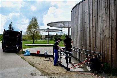 Kein Scherz: Das Bistro im „Pavillon Source Belval“ soll wirklich am kommenden 9. Mai eröffnen
