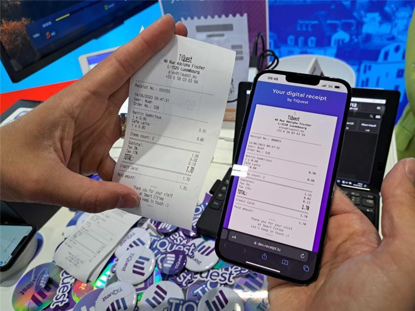 Kein unnötiger Papiermüll: TiQuest arbeitet an der Digitalisierung von Kassenbon...