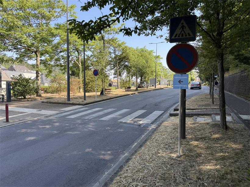 Keine Warnschilder für Autofahrer und nach dem „Vëlosummer“ auch für Radfahrer kein Wegweiser mehr