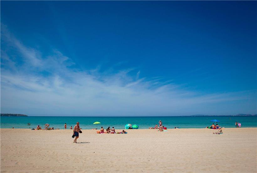 Keine überfüllten Strände in Palma de Mallorca
