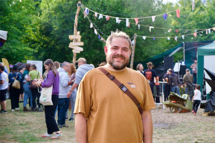 Kevin Britz freut sich, den „Späicher“-Vibe mit den Besucher*innen teilen zu kön...