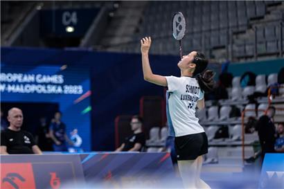 Kim Schmidt hat sich für das Achtelfinale qualifiziert
