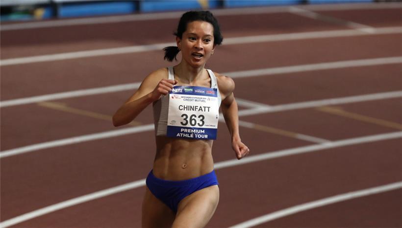 Kimberly Chinfatt lief am Samstag in Metz einen Landesrekord über 3.000 Meter
