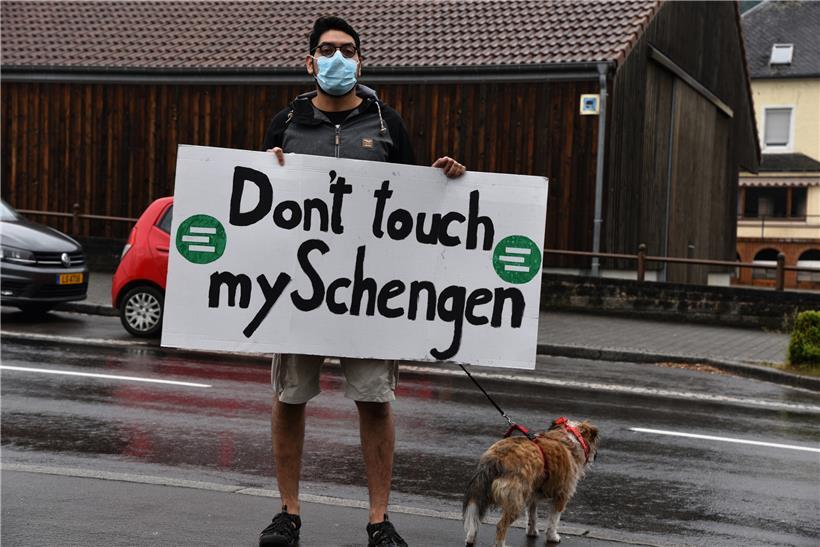 Klare Botschaft am Rande der Zeremonie am Samstag