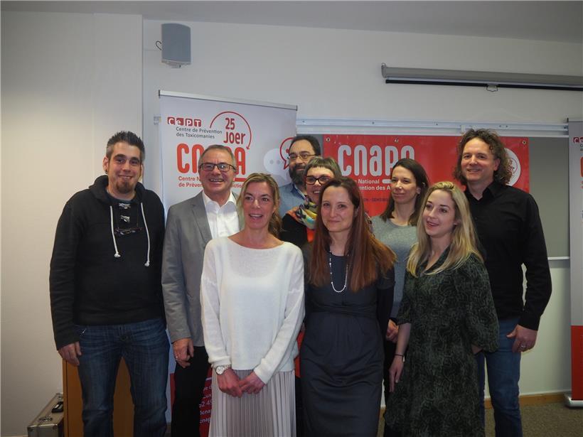 Klein, aber oho: das Team des Cnapa ist für die Koordination von Präventionsprojekten auf Landesebene zuständig
