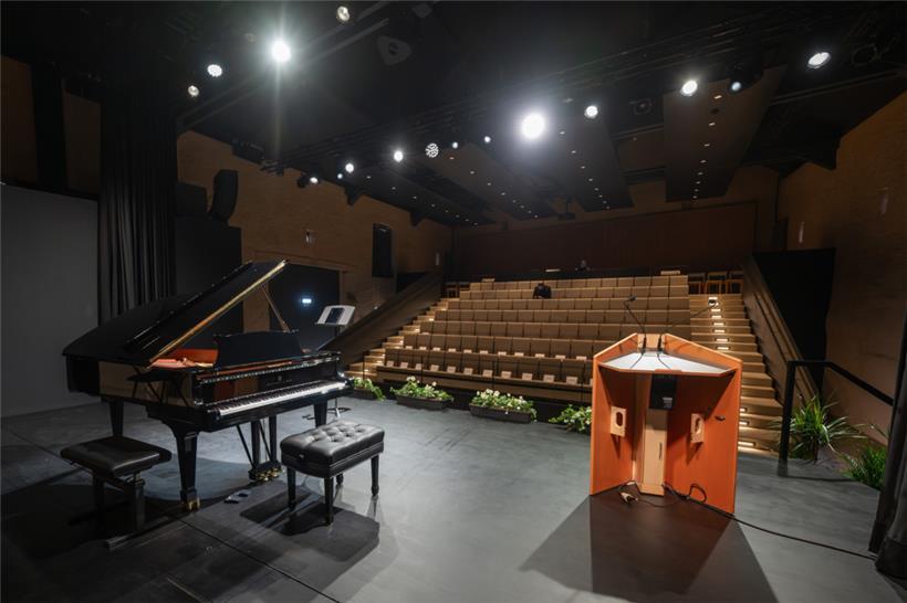 Kleiner, aber feiner Konzertsaal für 110 Besucher