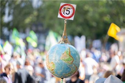 Klimaaktivisten auf einer Demonstration im Jahr 2023
