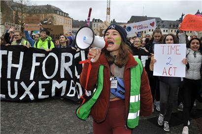 Klimademonstration in Luxemburg-Stadt am 15. März 2019
