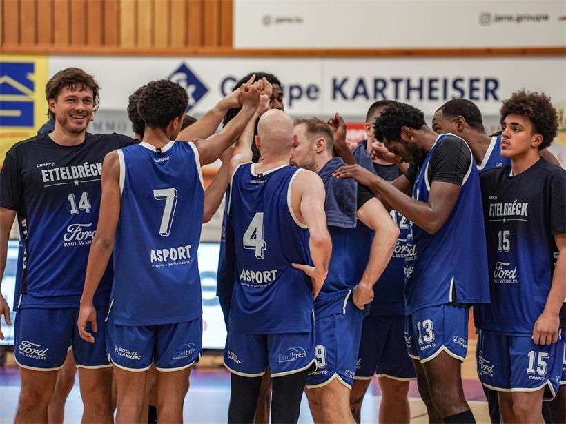 Können zufrieden sein: Nach dem Sieg im Pokal gegen Steinsel folgte für Meister Ettelbrück am Sonntag ein Sieg gegen den T71