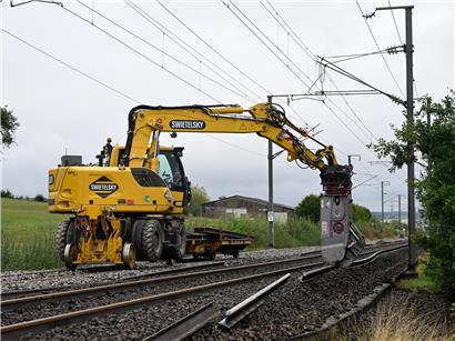 Bauarbeiten an Bahngleisen während der Osterferien für nachhaltigen Schienenverkehr