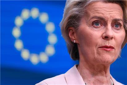 Kommissionspräsidentin Usula von der Leyen auf einem EU-Gipfel am 27. Oktober
