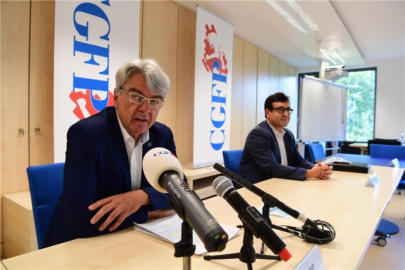 Komplizierte Beziehung: CGFP-Präsident Romain Wolff und Generalsekretär Steve Heiliger vermissen die Wertschätzung der Regierung und des für sie zuständigen Ministers, Marc Hansen. „So geht man nicht mit uns um“, dixit Romain Wolff.
